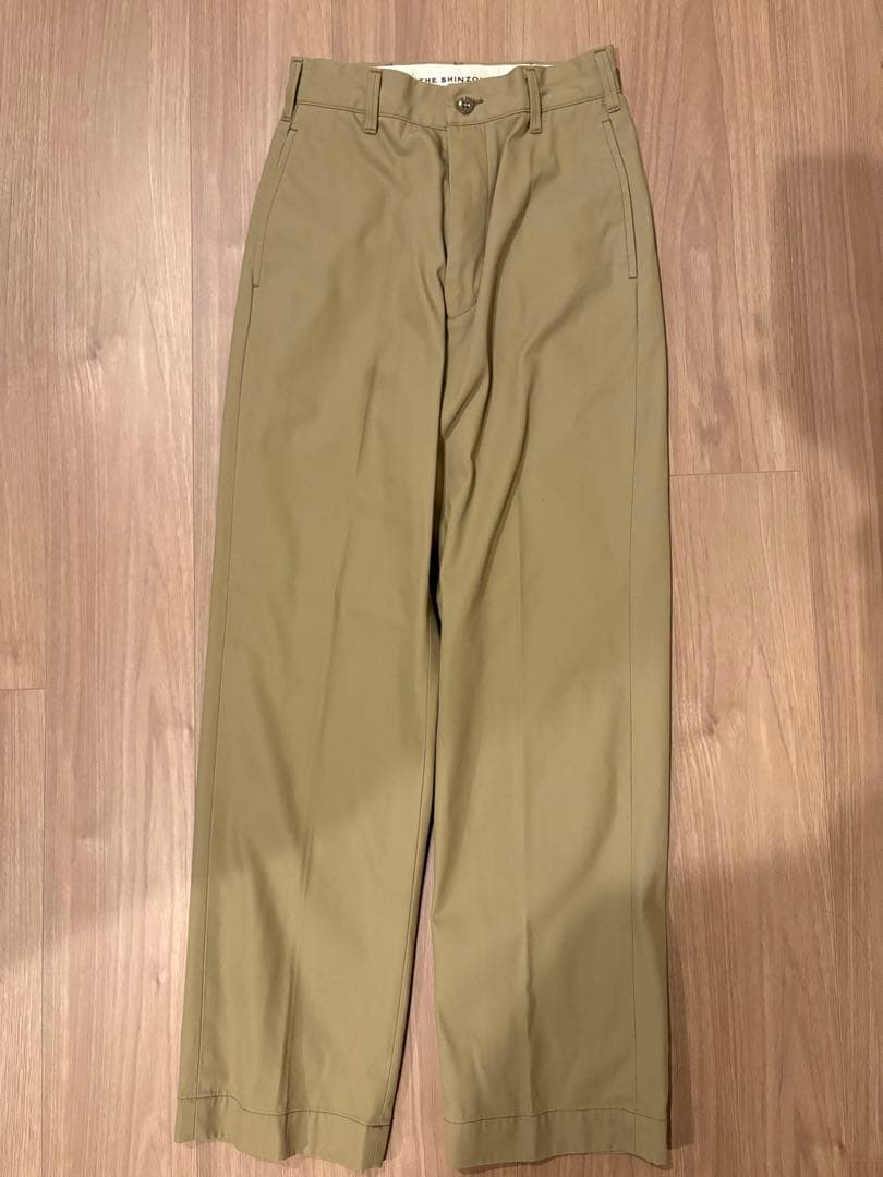 パンツ THE SHINZONE WASHED HIGHWAISTCHINO WOMEN