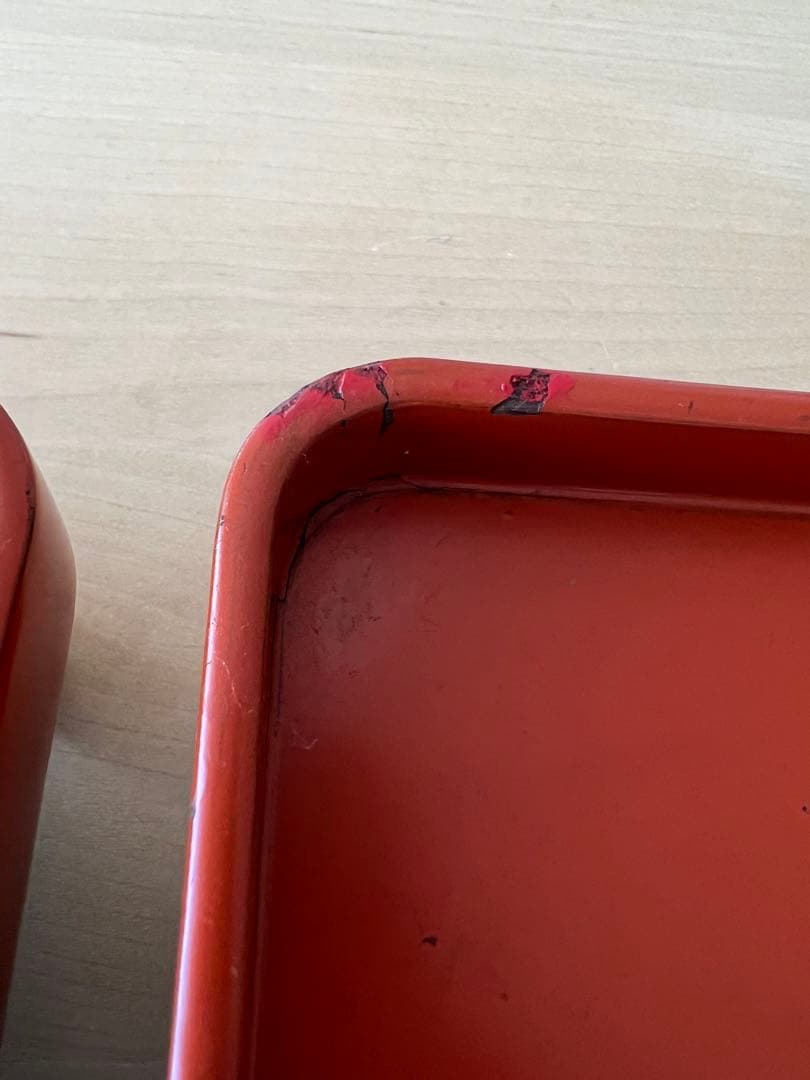 骨董　江戸末期　脚付き　盆4枚