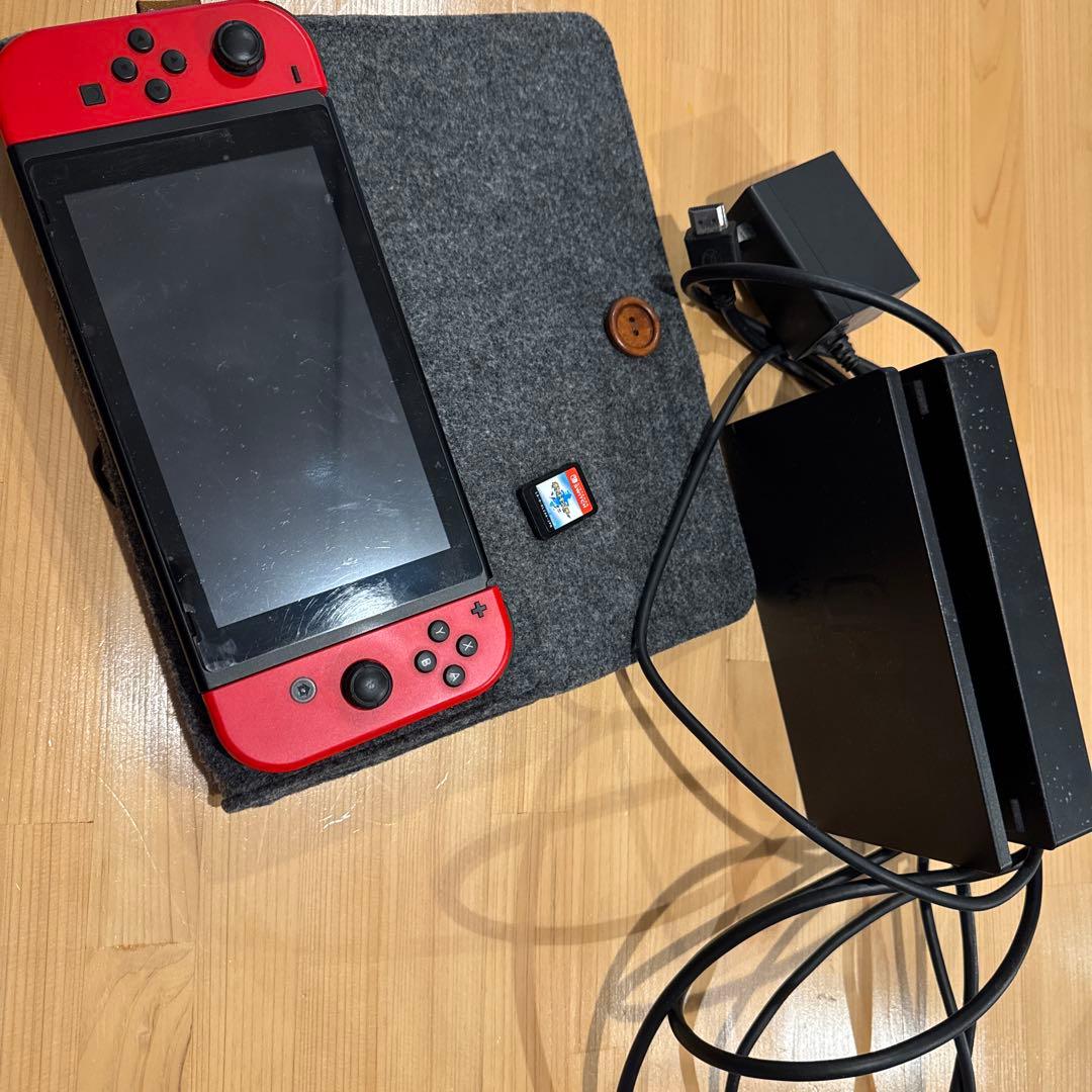 Nintendo Switch 本体 赤/黒 ポケモンソード付き