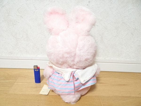 80年代 日本製 吉徳 FINE SUCCESS クリーミー うさぎ ぬいぐるみ