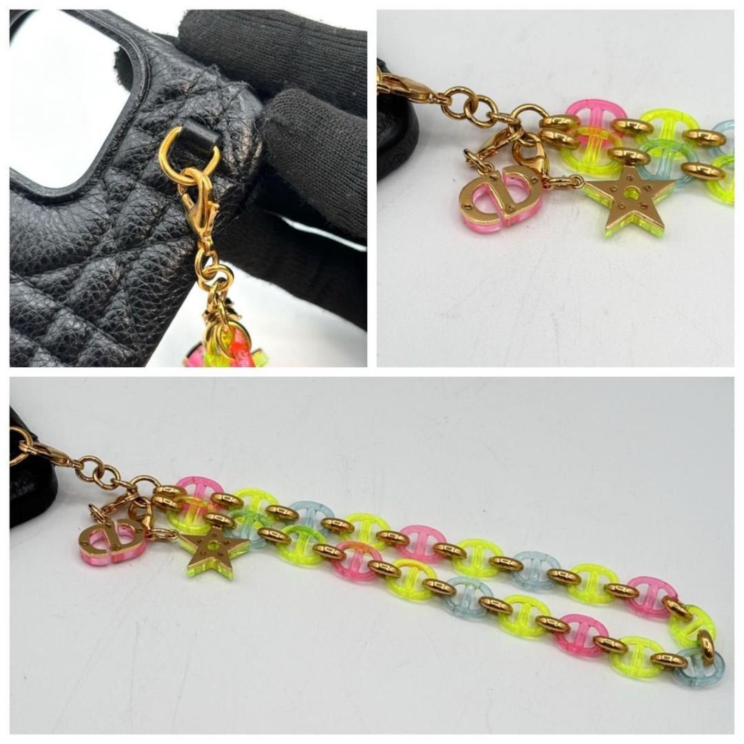 極美品 箱袋付き ディオール カナージュ iPhone13Pro ケース 黒 革