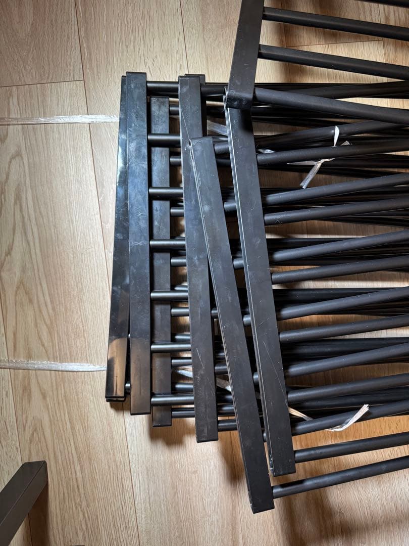 ペットサークル ブラック70cm 中古品　パネル30枚