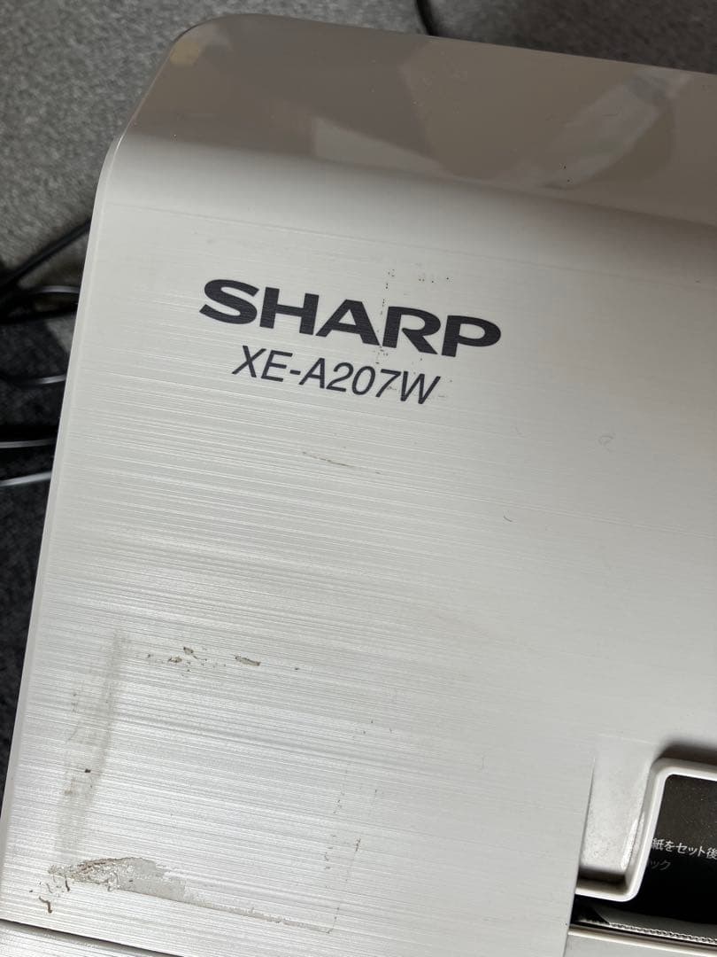 SHARP XE-A407W-W レジスター ホワイト