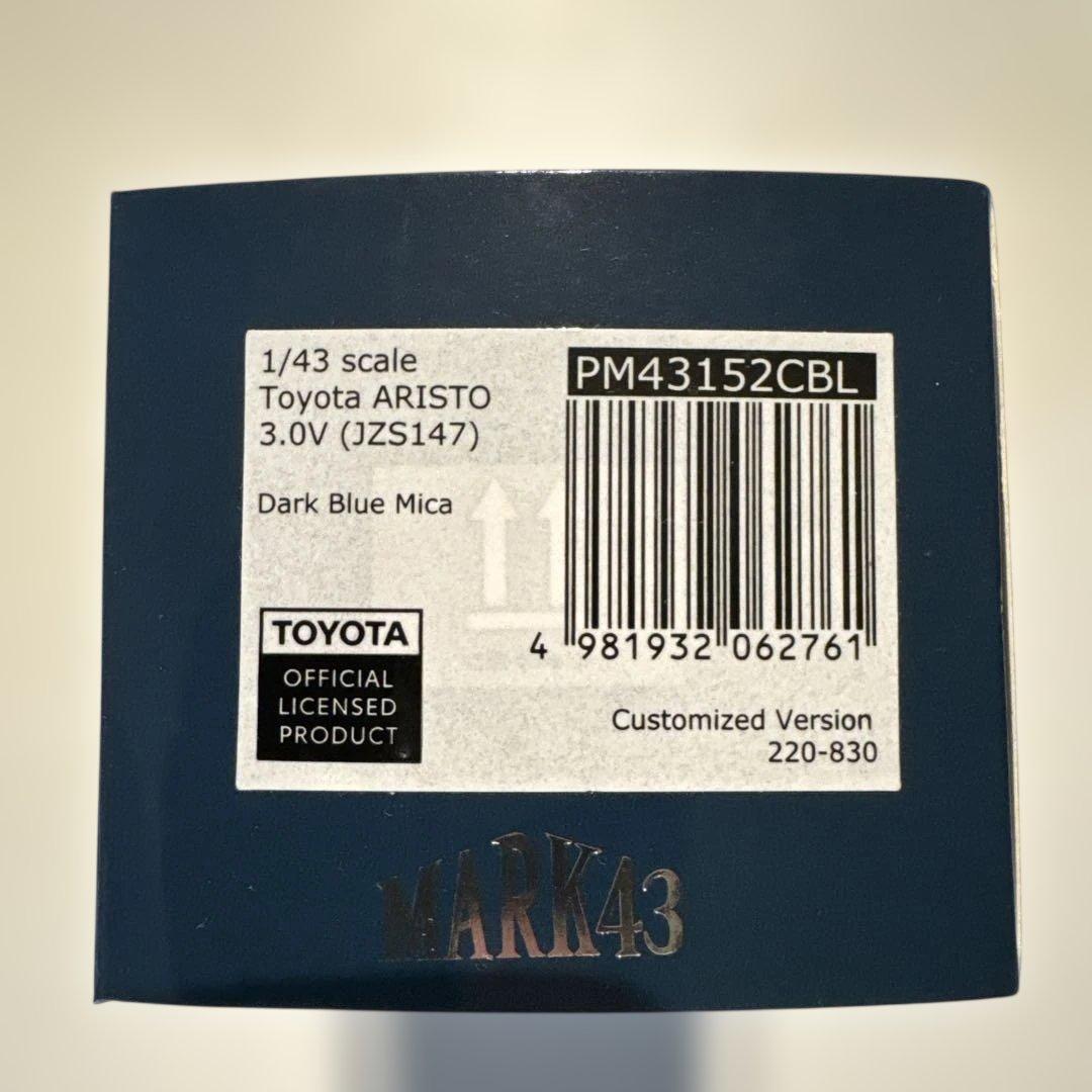 MARK43 トヨタ アリスト 3.0V (JZS147）