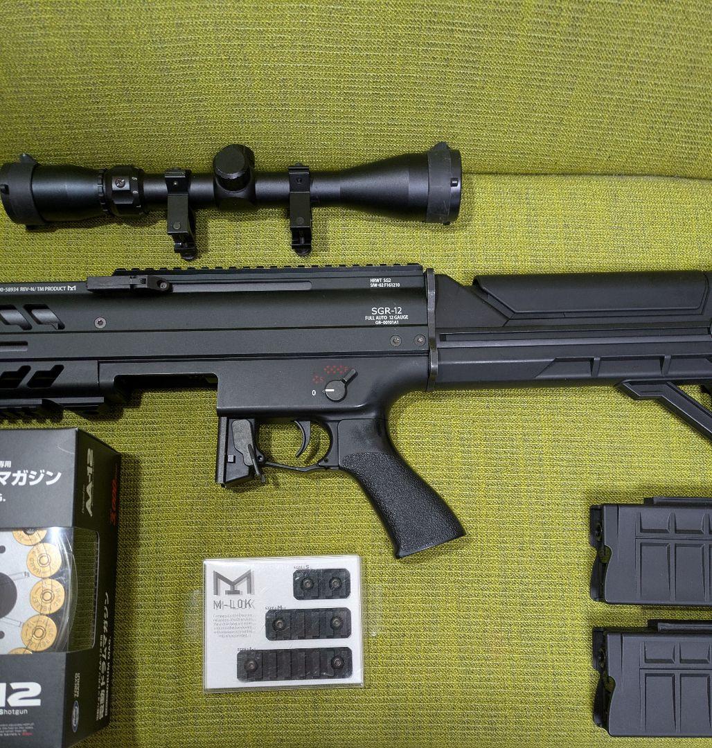 (美品)　東京マルイ　電動ショットガン　SGR-12 ドラムマガジン付き