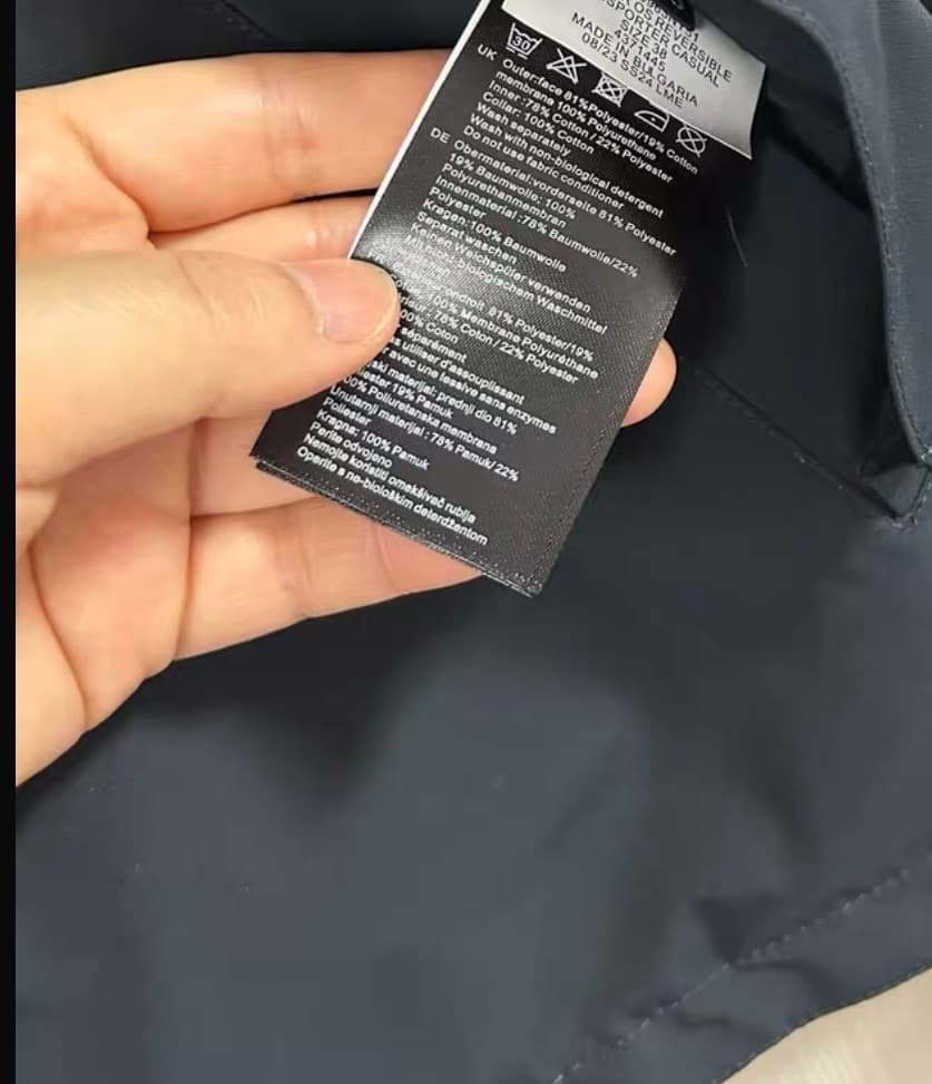 Barbour TransporterOS版型リバーシブルジャケット