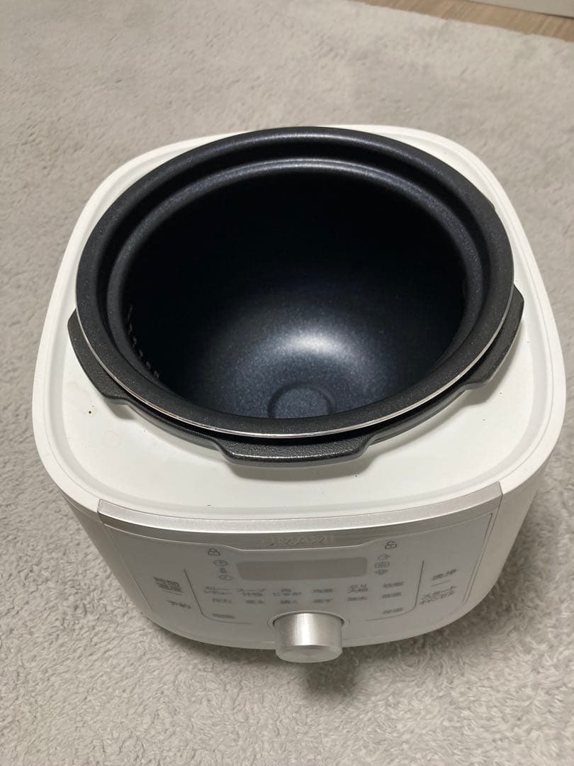 T-fal 電気圧力鍋 ホワイト　ラクラ・クッカー