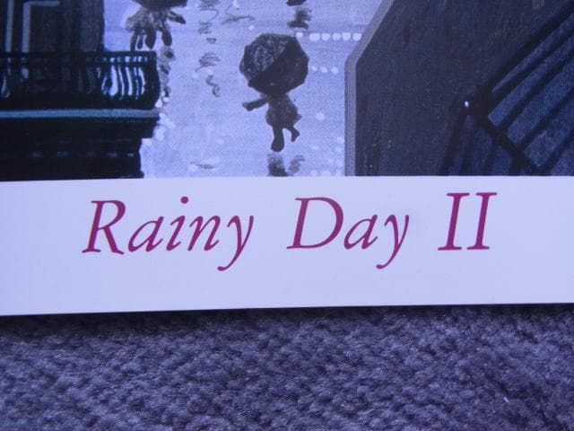 未使用品　非売品　ポスター　ヒロ・ヤマガタ　レイニーデイⅡ　アート　山形博導