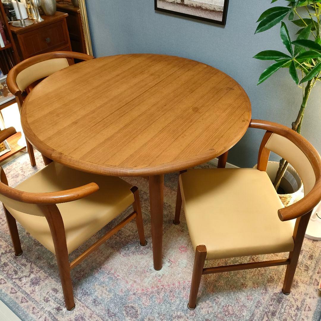 【アッコ】青林製作所 ティファニー系 丸型エクステンションテーブル