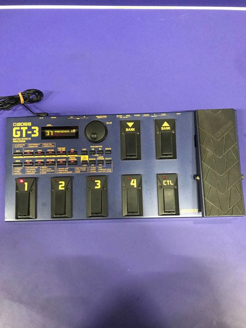 B0103）BOSS GT-3 ACアダプター付き GT3 マルチエフェクター