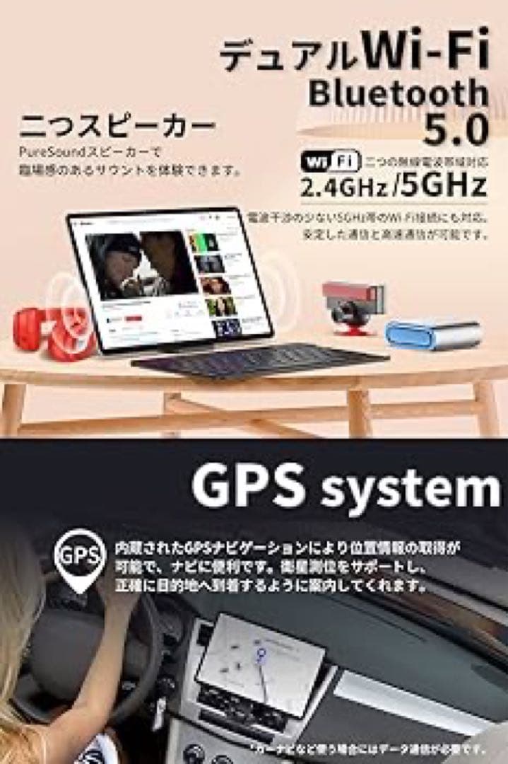 Android12タブレット10インチ4GB RAM+64GBROM