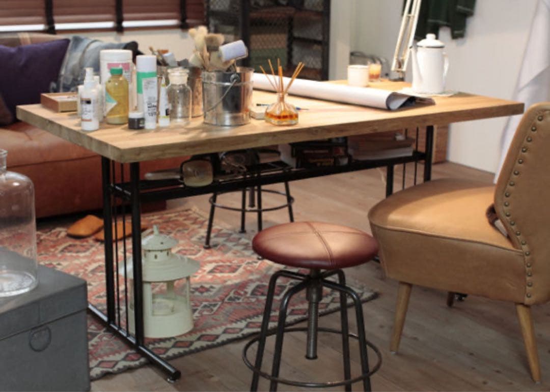 【てつーき】引き取り限定定価8万円 ダイニングテーブル　作業台