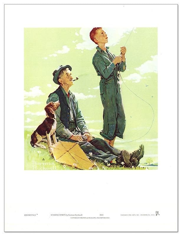 額装品/Soaring/ノーマン ロックウェル/インテリア/ポスター