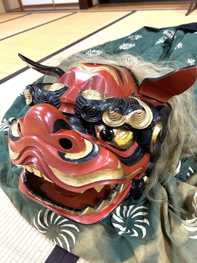 獅子舞　獅子頭　神楽　伝統工芸　開運　魔除け　縁起物