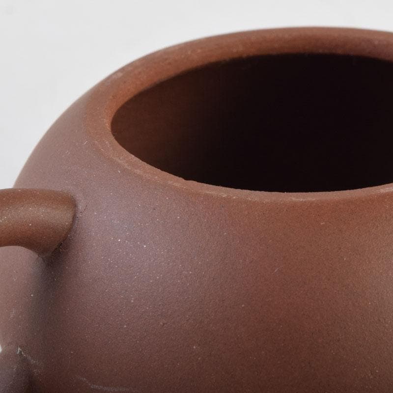 中国　宣興紫砂銘　紫砂　朱泥　急須　茶壷　C　9218