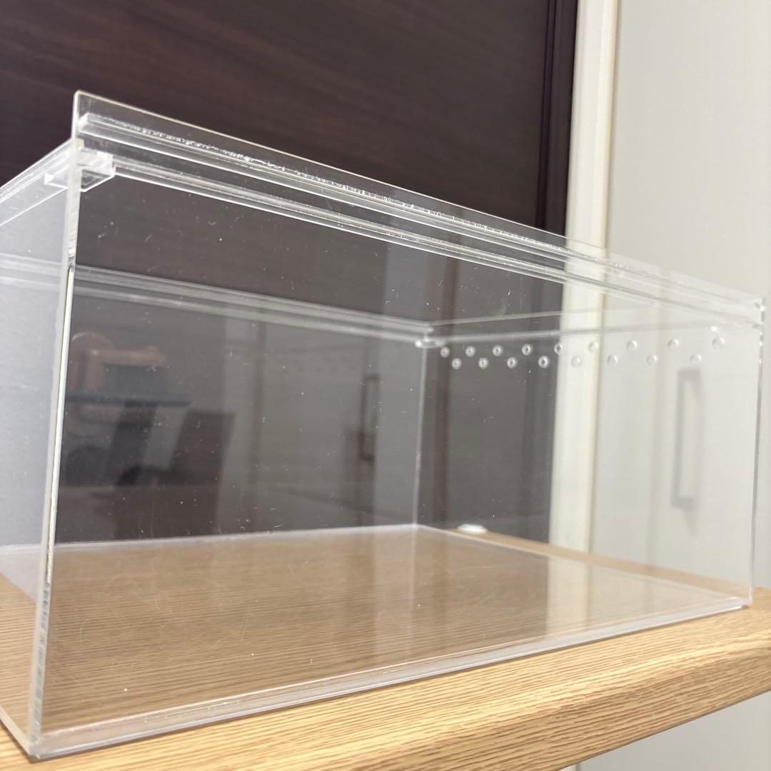 爬虫類用　ケージ、シェルター、ピンセット、餌皿6点セット