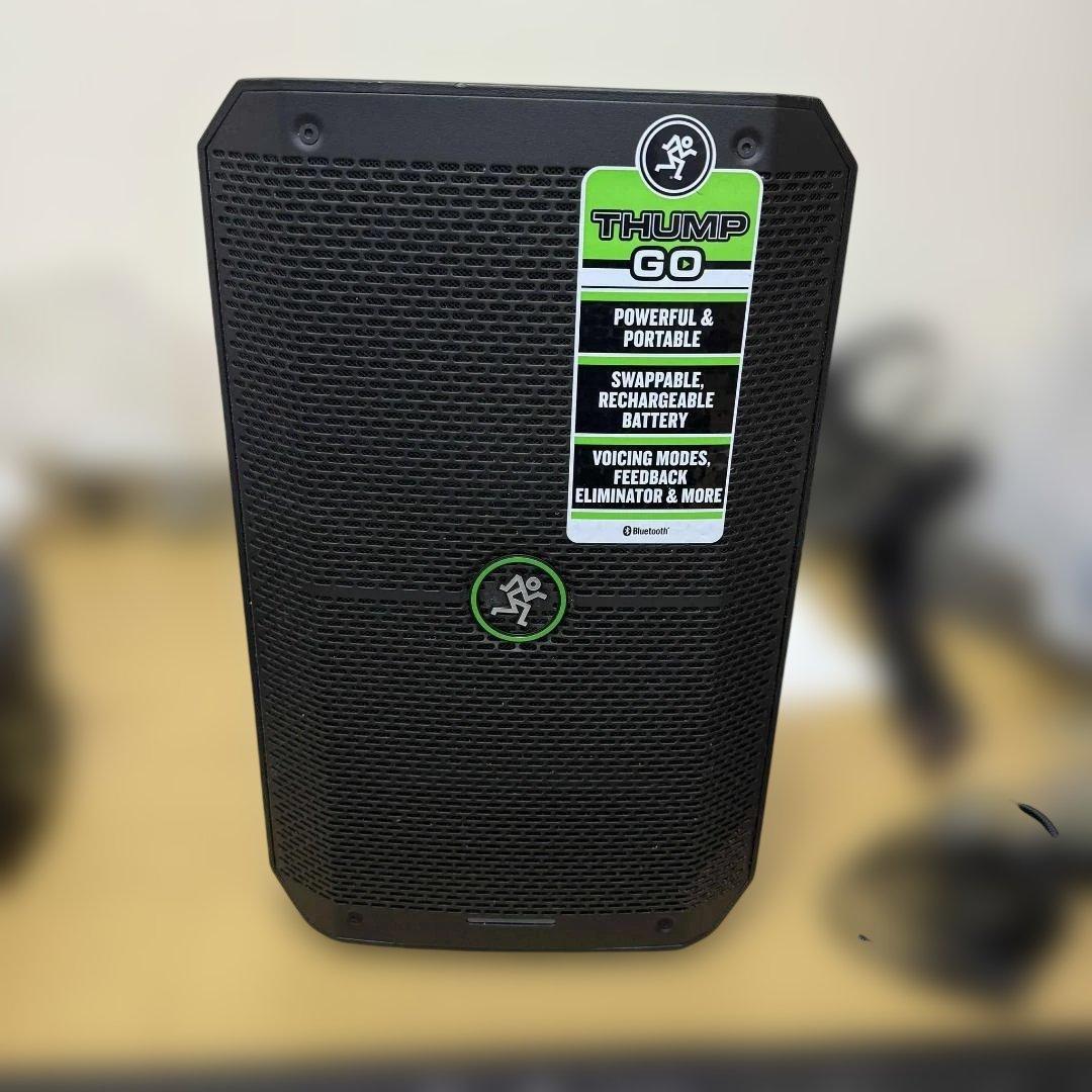 【専用バッグ付】MackieThump GO 8インチ ポータブルPAスピーカー