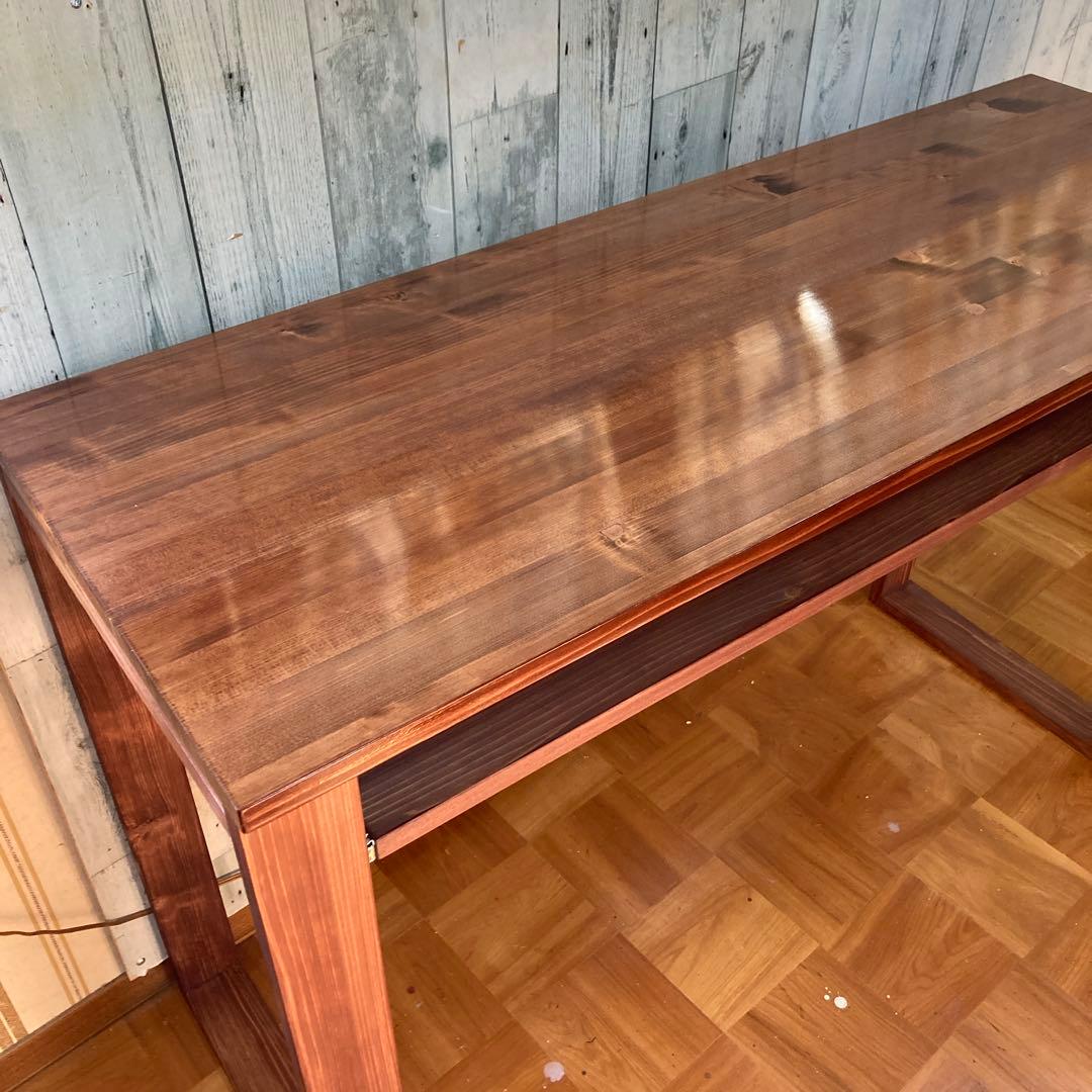 DTM スライドテーブル 幅110cm ヒノキの集成材