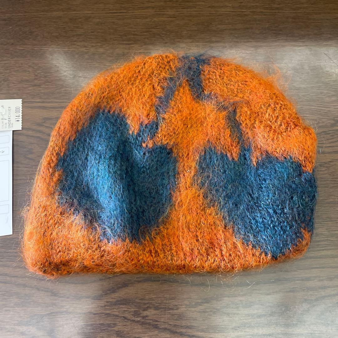 UNDERCOVER ニット帽 オレンジ・ブルー