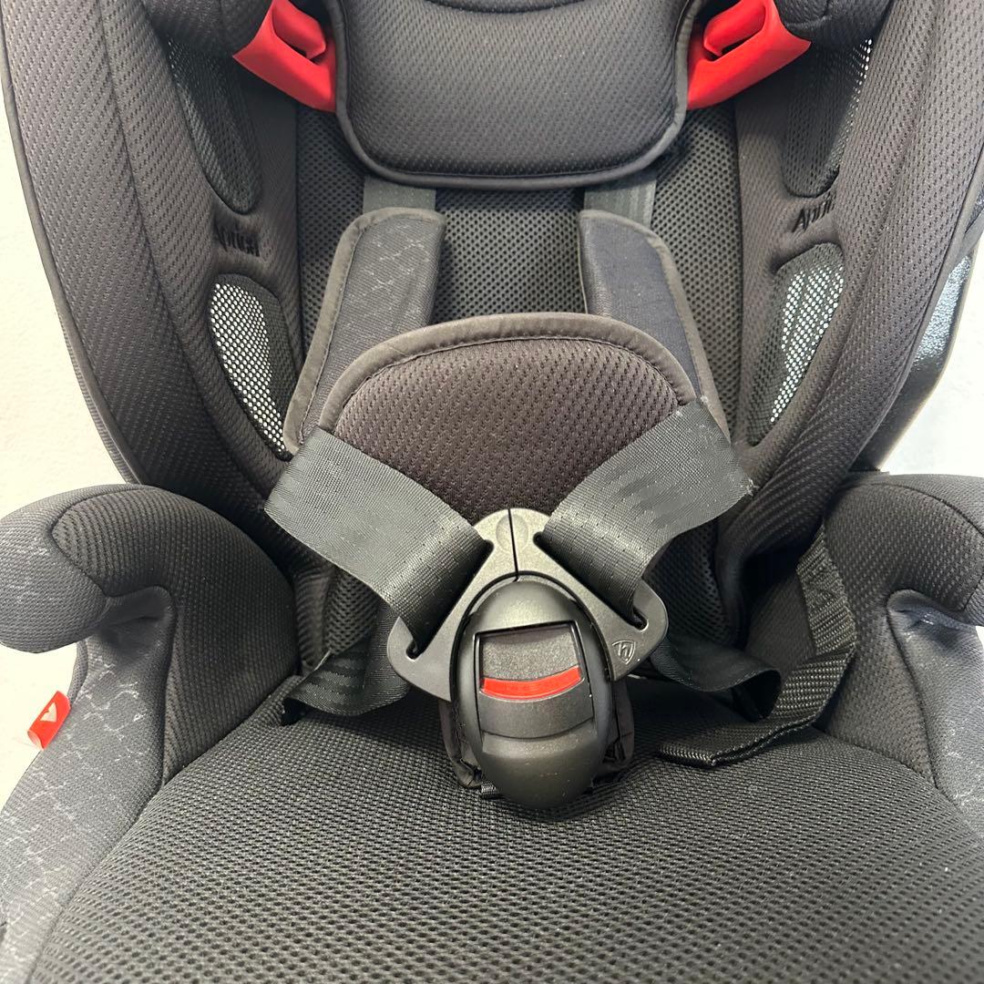 【美品】Aprica AirGroove Plus ブラック ジュニアシート