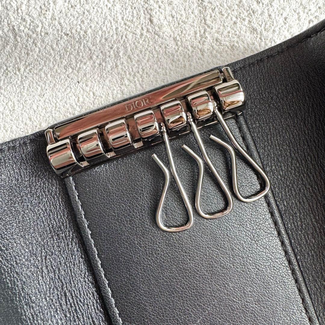 DIOR HOMME ディオール オブリーク ジャカード キーケース トロッター