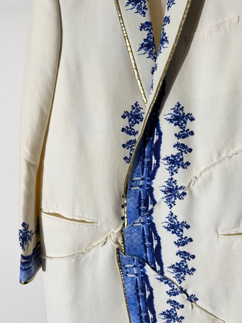 アンダーカバー デザインウールロングコート