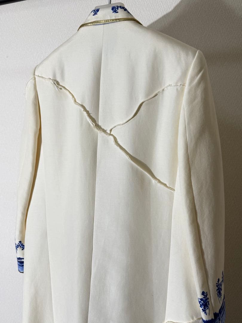 アンダーカバー デザインウールロングコート