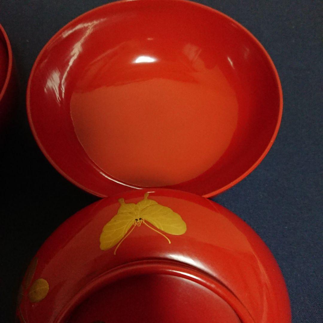 天然木本漆 煮物椀 2客