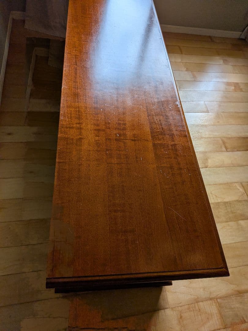 イタリア製 インポート 木製テレビ台 引き出し✕４付き