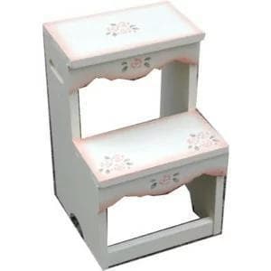 薔薇の踏み台　トアローズ２段　ディテーブルにも　オットマンにも　ディスプレイ台