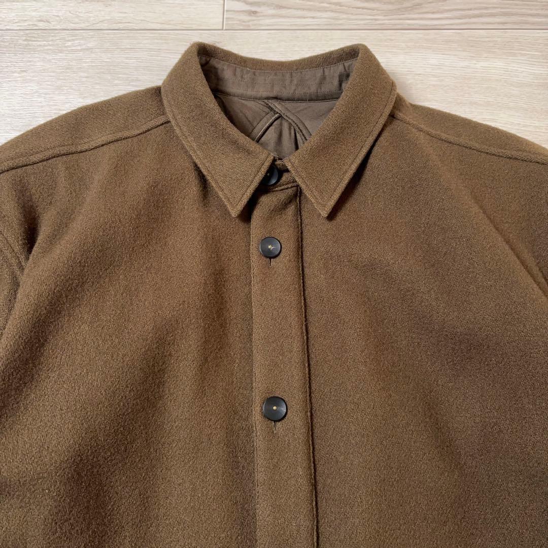 POSTALCO フリーアームボタンジャケット ソリッドウール