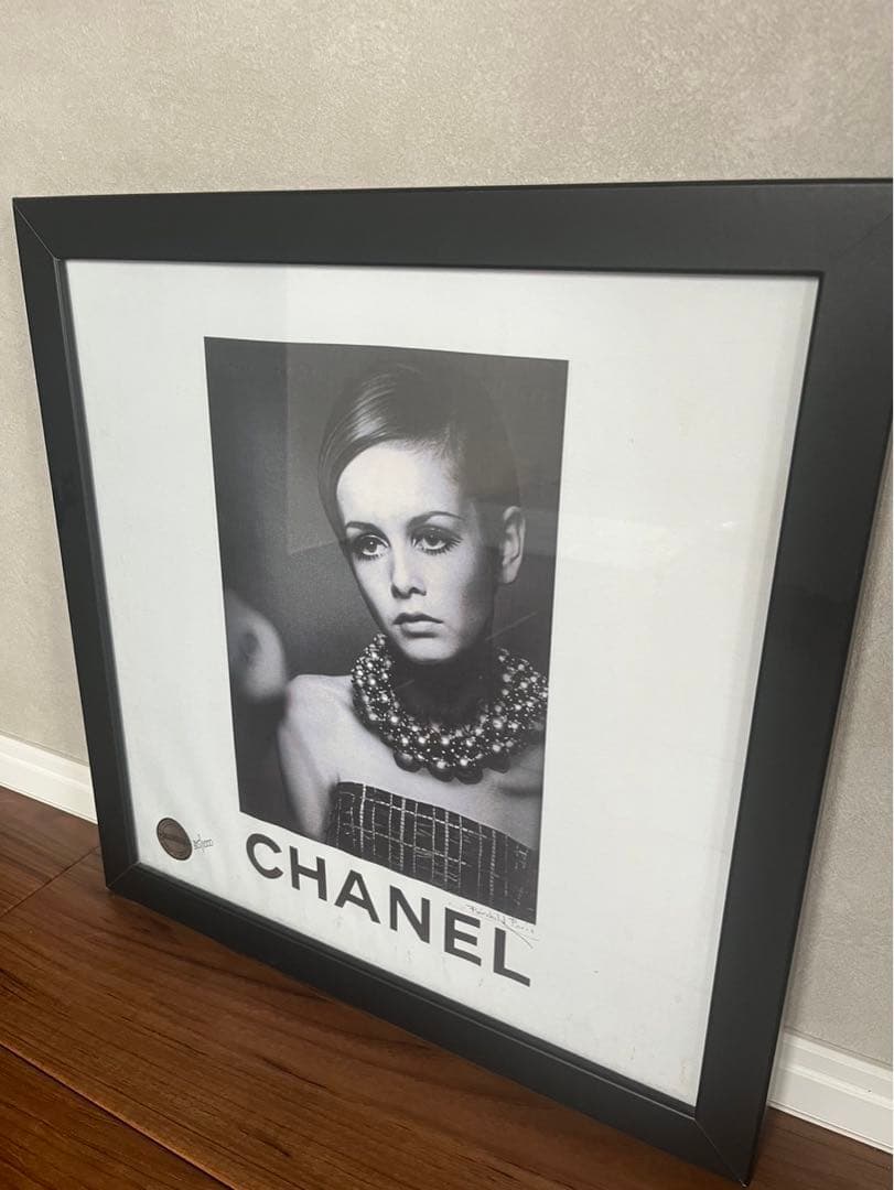 【2セット】Chanel シャネルTwiggy&No 5 額入り
