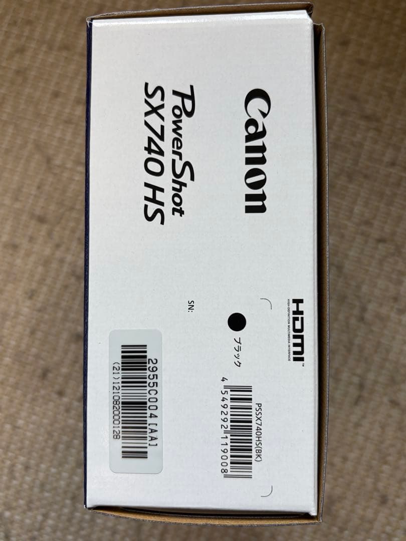 【新品未開封】PowerShot SX740 HS （ブラック）