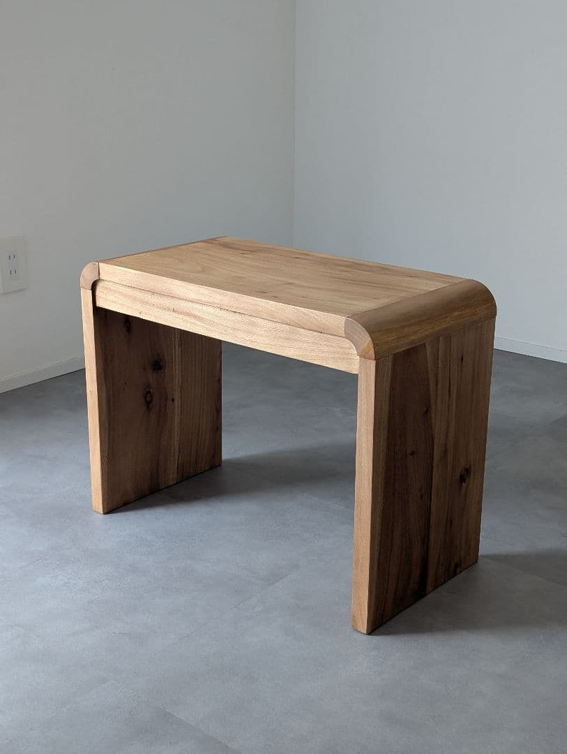 USED/カリッジマーケット チーク無垢材 サイドテーブル ベンチ 北欧