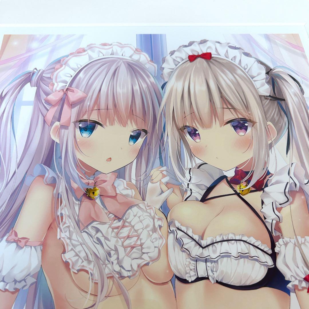 3点限定 直筆サイン入り しばいぬにき A3 複製原画 メロンブックス