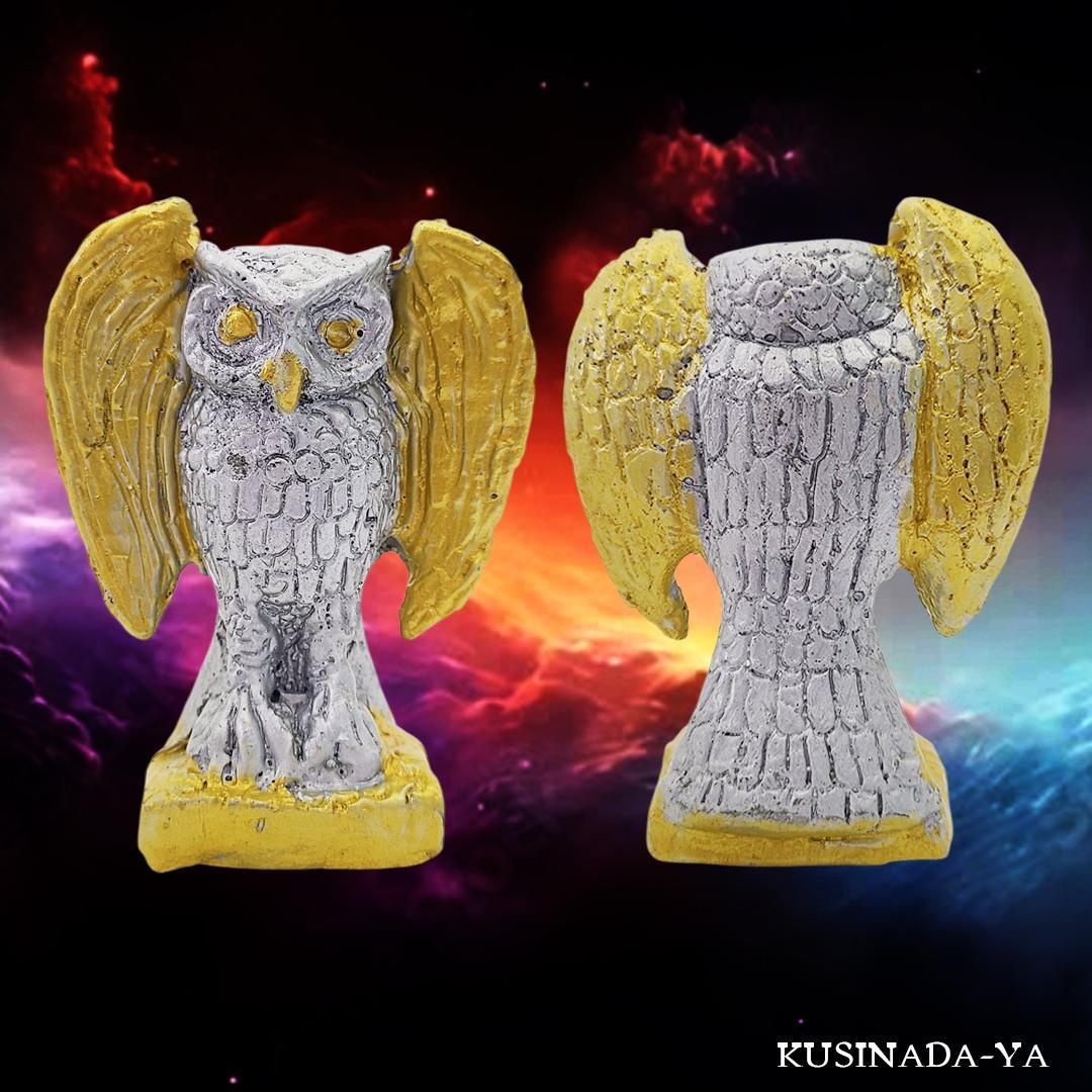 プラクルアン 金運の自動回収 夜通し富を運ぶ フクロウ像 商売繁盛 (呪文付)