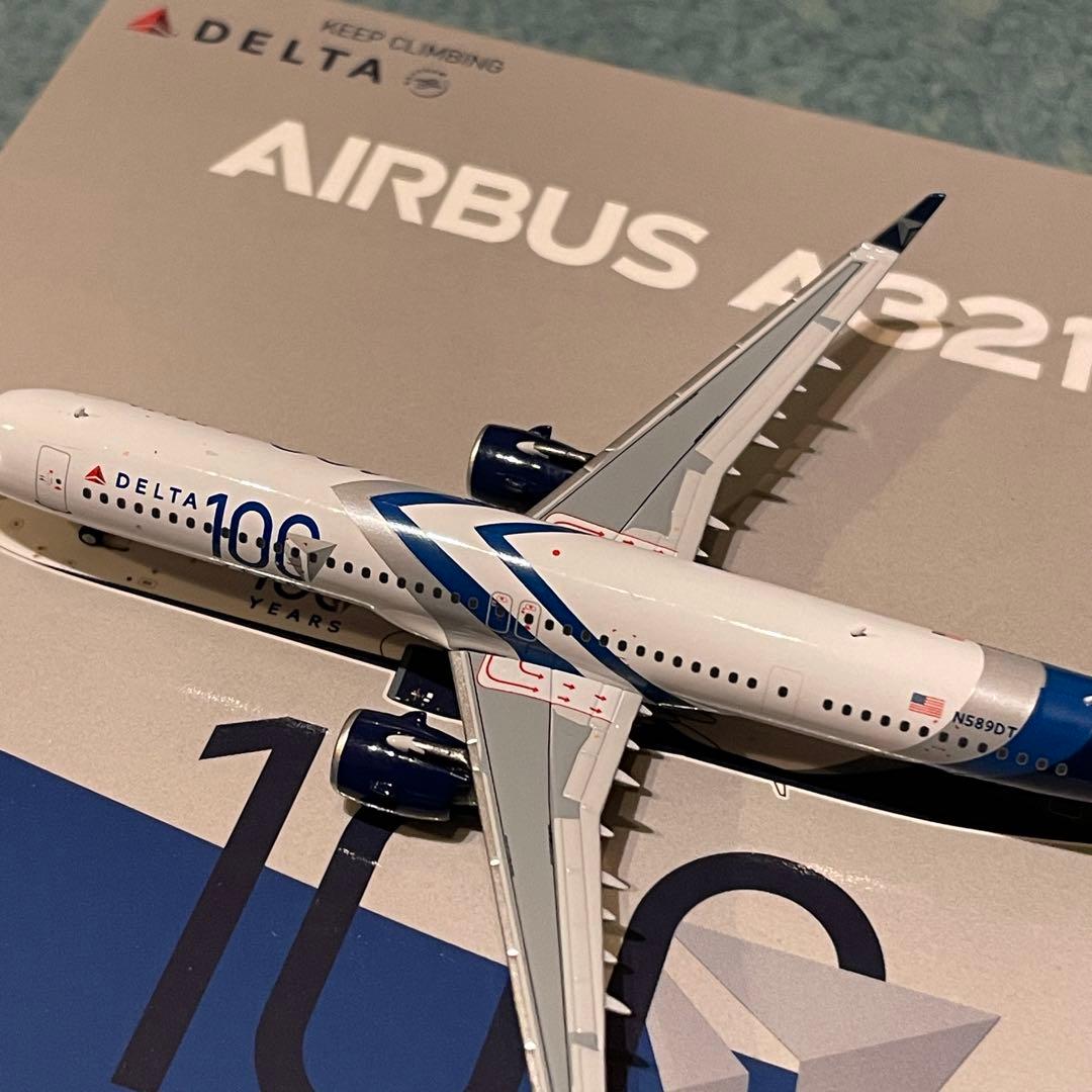 DELTA A321neo デルタ航空 100周年 エアーバス NG 1:400