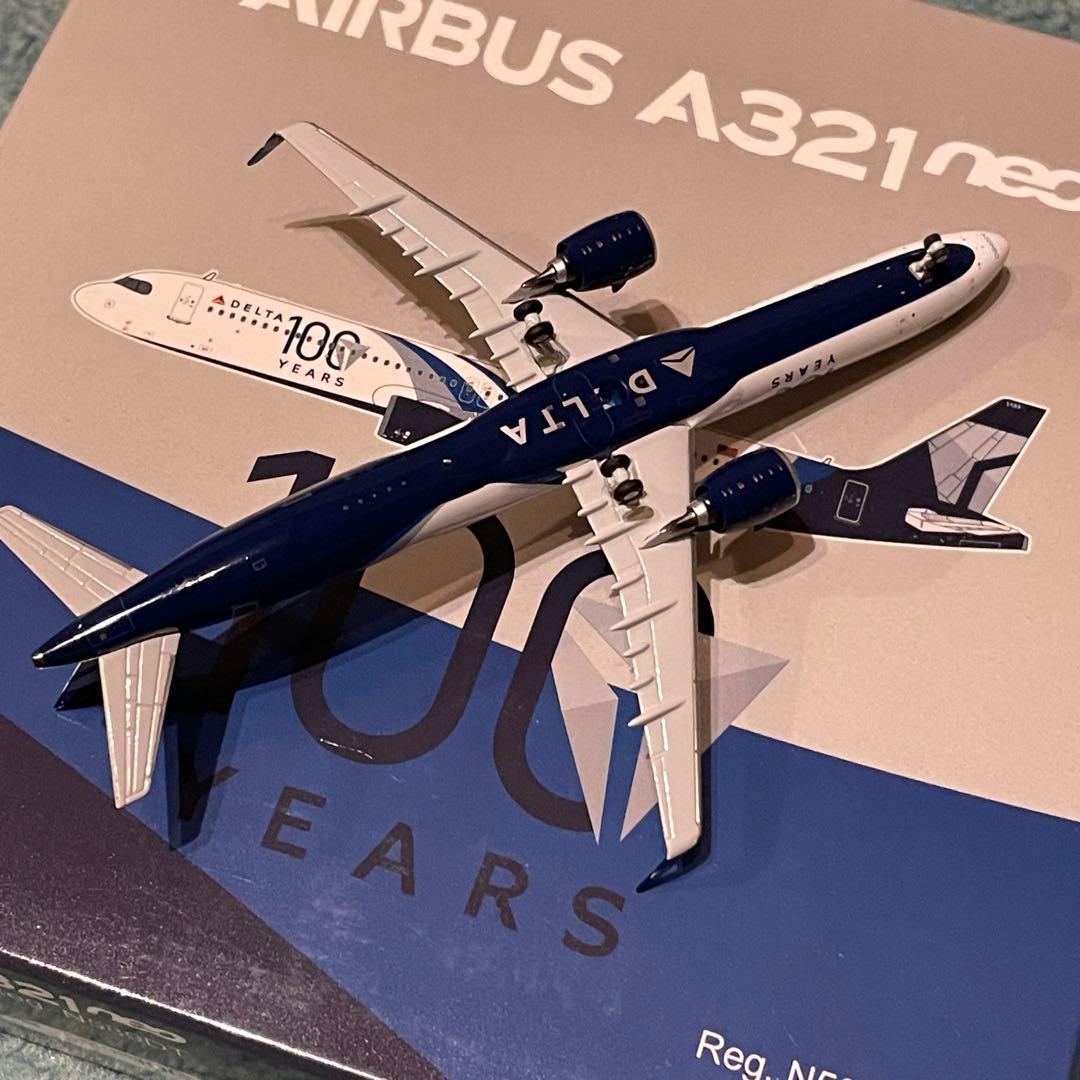 DELTA A321neo デルタ航空 100周年 エアーバス NG 1:400