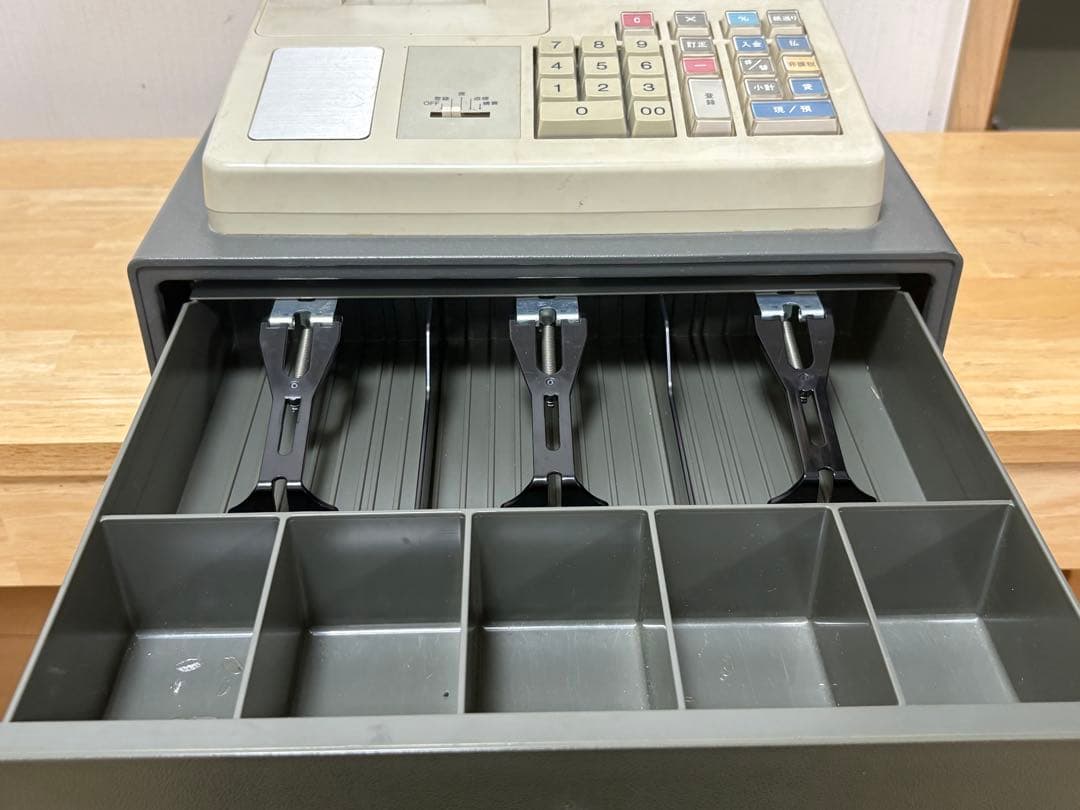 レジ カシオの電子レジスター「109ER」鍵付き