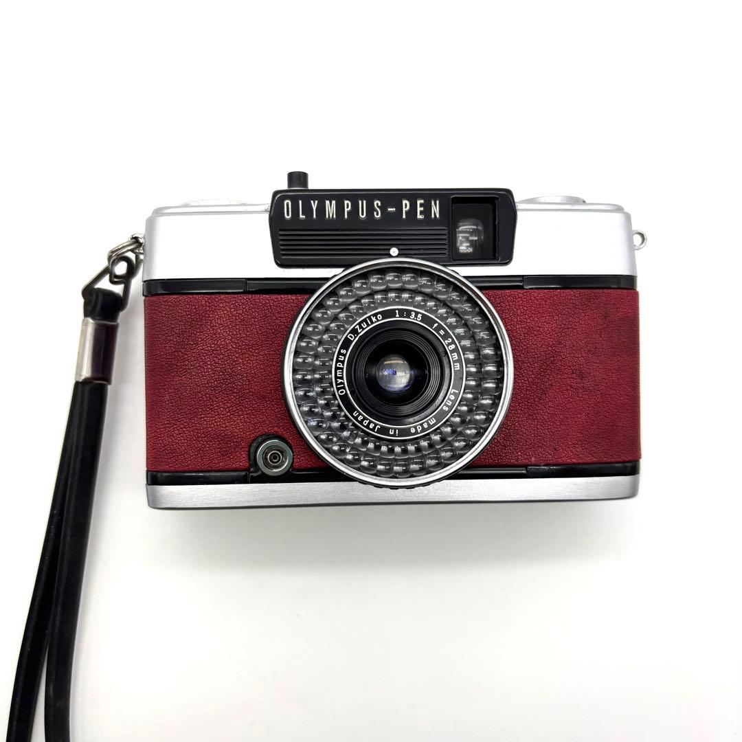 【整備済・完動品】 OLYMPUS PEN EE-3 ボルドー