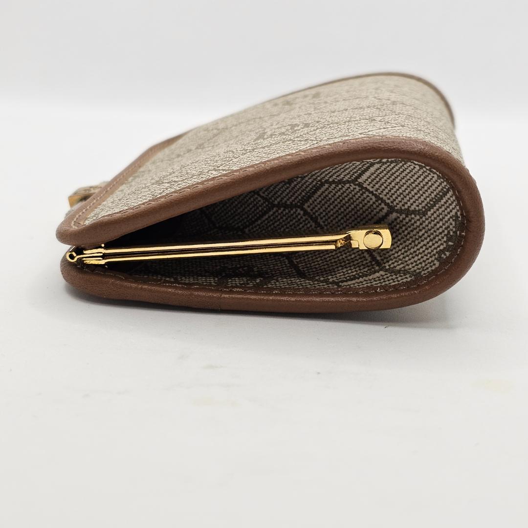 【極希少】Dior ヴィンテージ がま口財布 ハニカム柄 フランス製