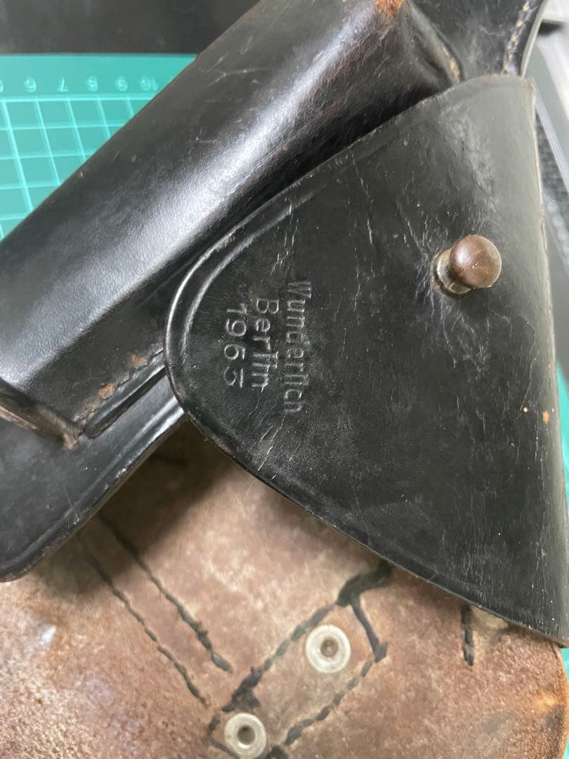 初期型 マルシン ワルサーP38スチール製　ベルリン1963刻印　ホルスター付き