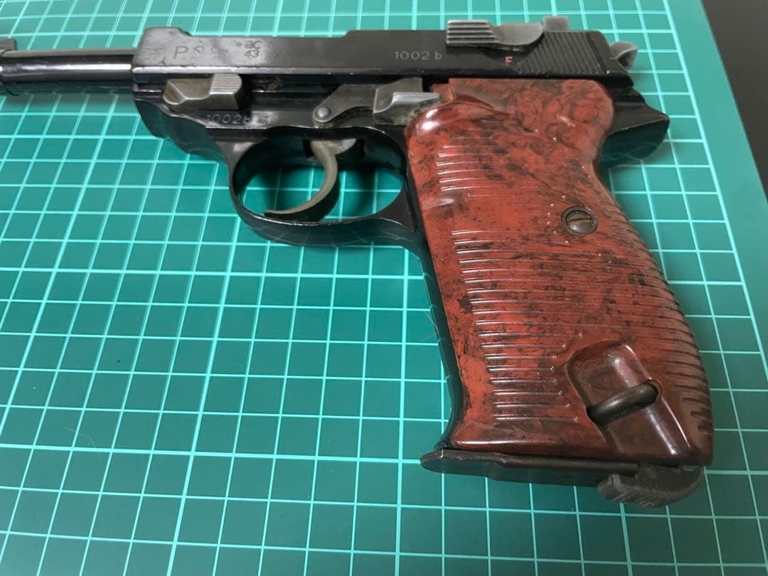 初期型 マルシン ワルサーP38スチール製　ベルリン1963刻印　ホルスター付き