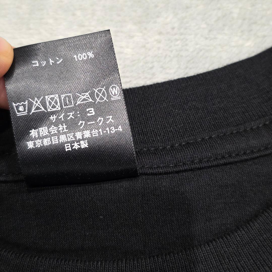 ナンバーナイン　ミッキーTシャツ　3　ブラック　ディズニー　DISNEY　レア