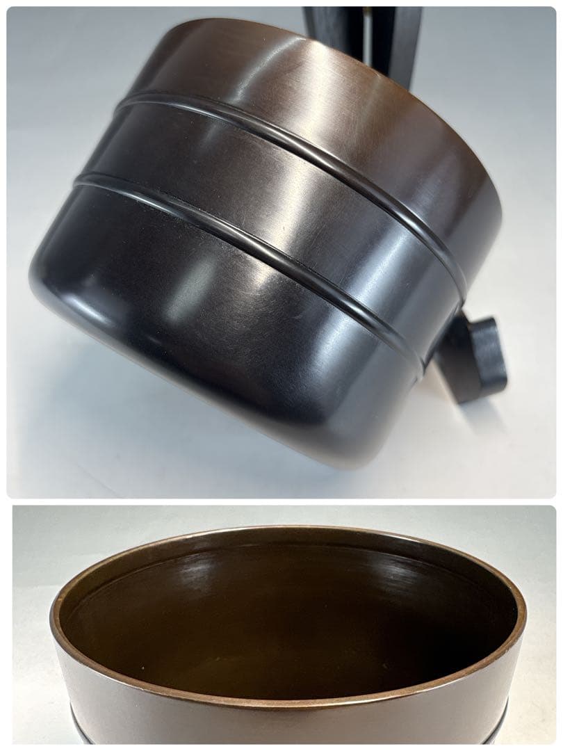 【中古品】祥栄堂　唐銅皆具一揃（共箱）