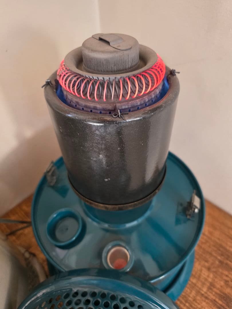 超希少 極上 美品 ビンテージストーブ デイトマー デーモン ブルー色