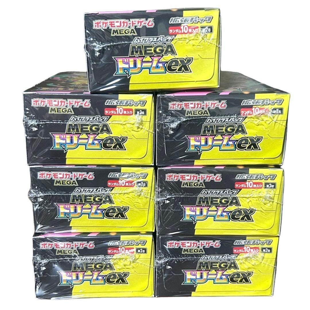 ポケモンカード　メガドリームex　シュリンク付　７box