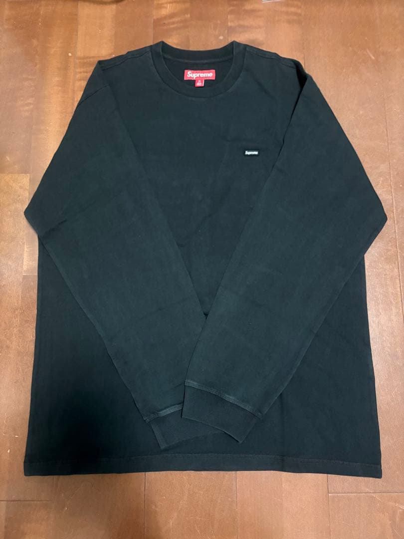 Supreme Small Box L/S Tee M ブラック