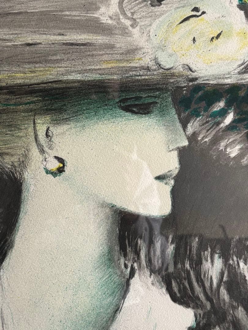 カシニョール　リトグラフ 作者　サイン入り