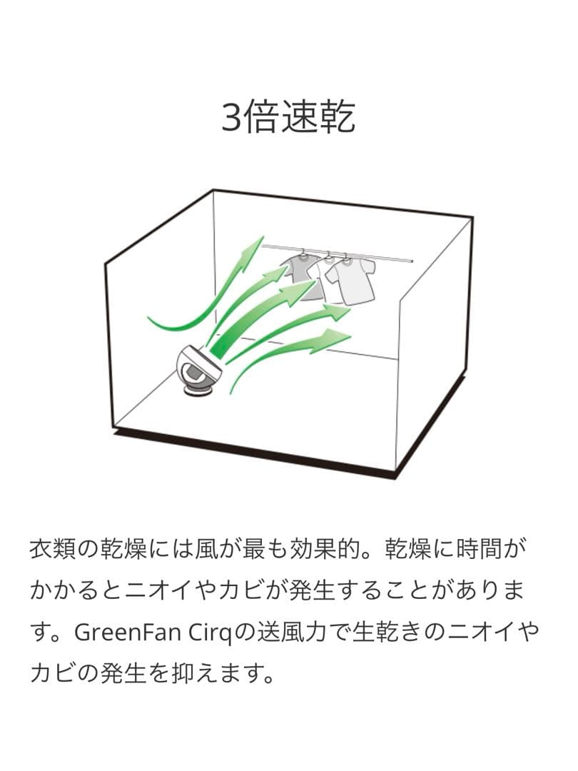 バルミューダ GreenFan Cirq サーキュレーター